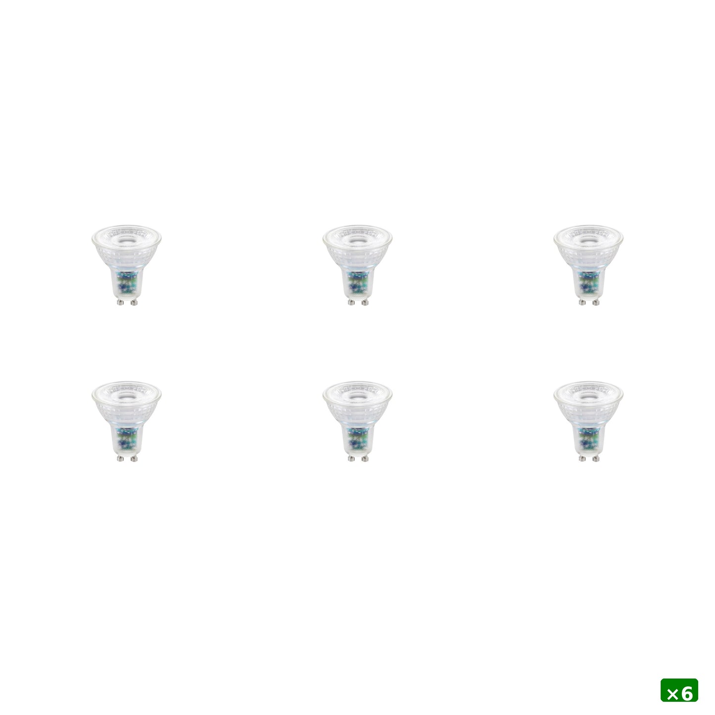 Sylvania RefLED Platinum RT LED GU10 Spotlight Bulb 350 Lumens Dimmable Clear