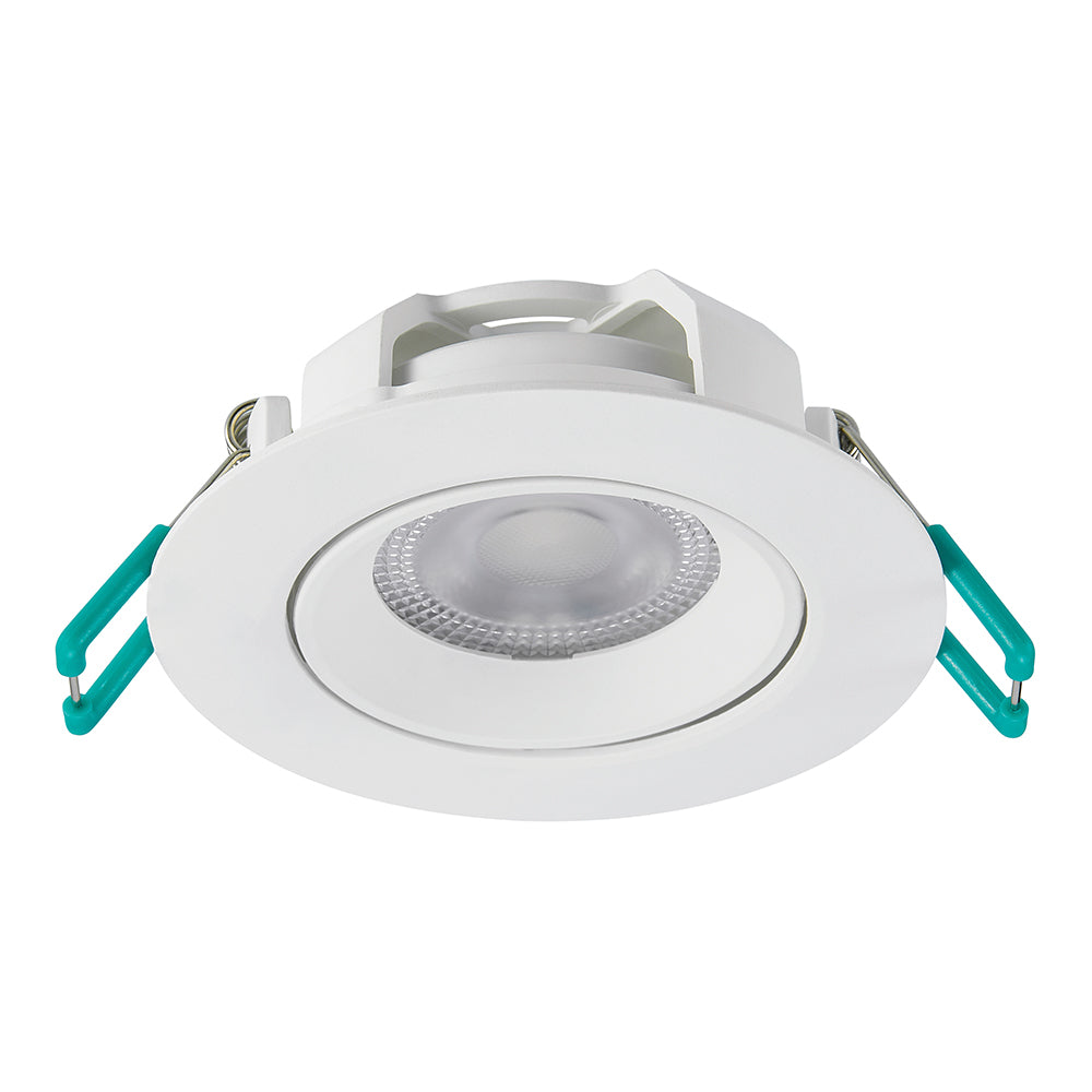 Sylvania SylSpot Neos IP44 rated 4.8W Adjustable Recessed LED Spotlight - 10 Pack