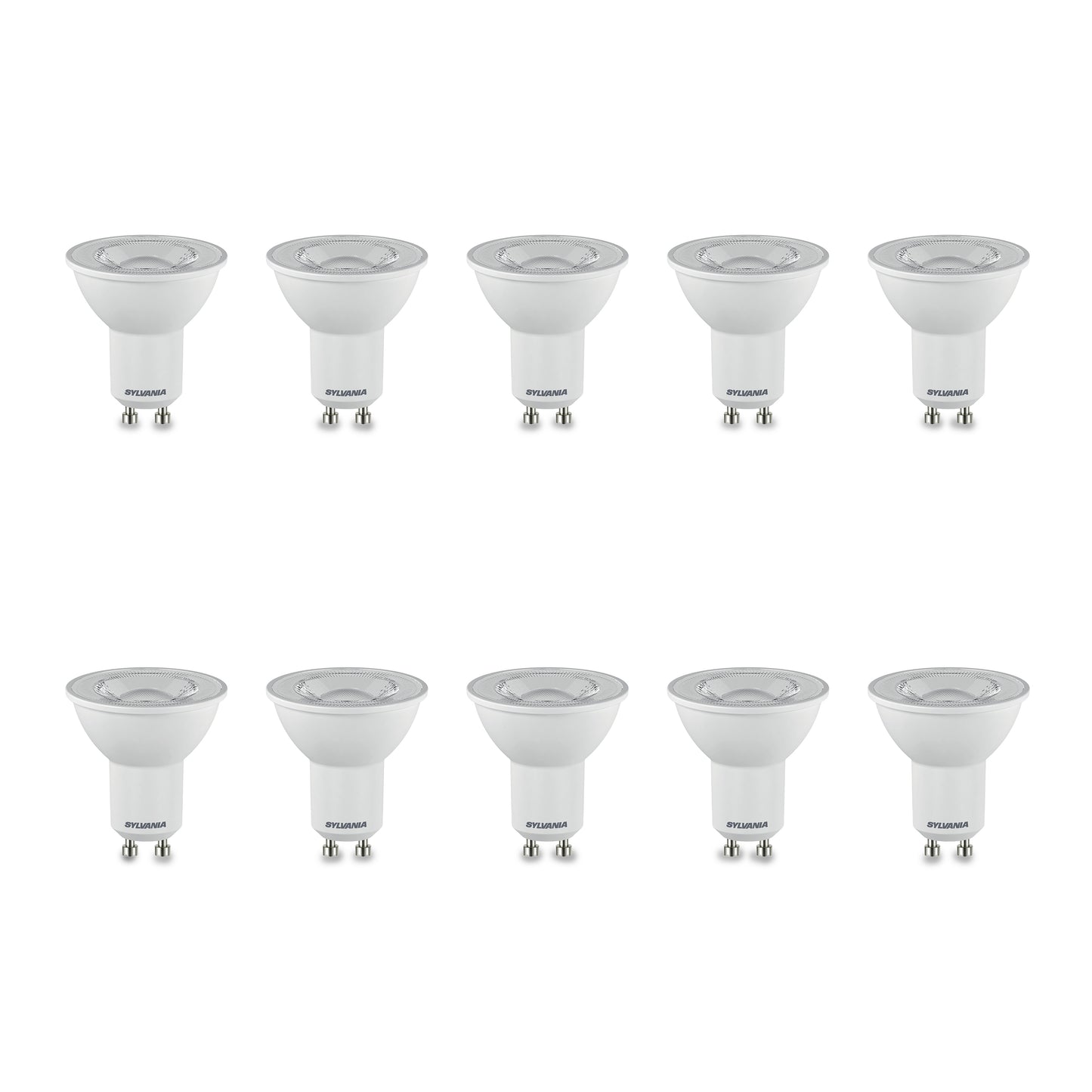 Sylvania Superia RefLED GU10 4.2W LED Bulb - 10 Pack