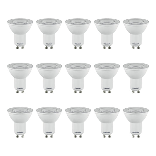 Sylvania Superia RefLED GU10 Cool White 4.2W LED Bulb - 15 Pack