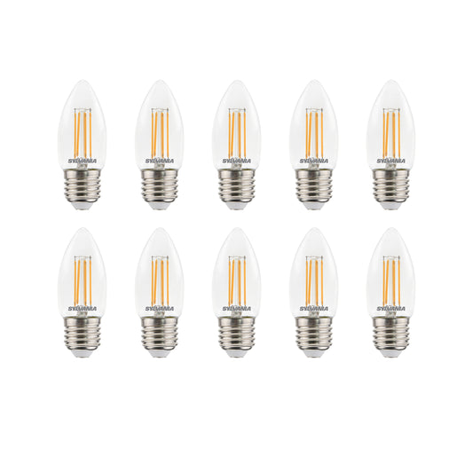Sylvania ToLEDo Retro Candle E27 4.5W LED Bulb - 10 Pack