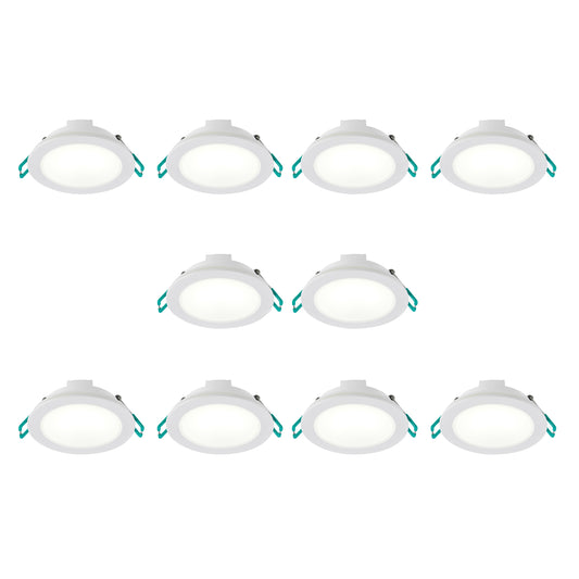Sylvania SylSpot Neos IP65 rated 4.8W Recessed LED Spotlight - 10 Pack