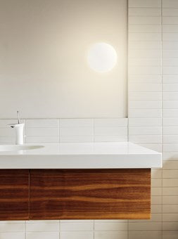 Sylvania SylCircle Ceiling & Wall Integrated LED Dualtone Warm & Neutral White IP54 18W LED Light with Microwave Motion Sensor - Medium