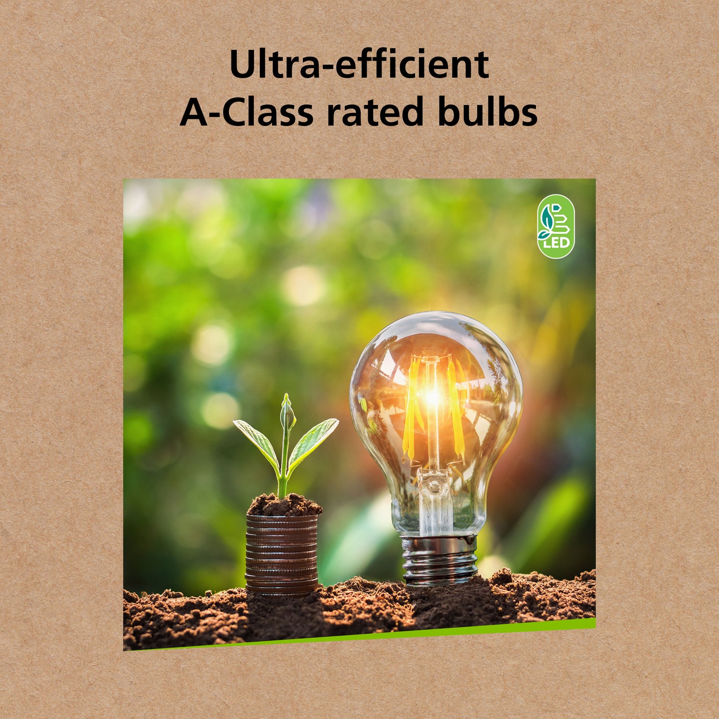 Sylvania Platinum GLS Retro Satin E27 Ultra-Efficient Neutral White 4W A-Class LED Bulb