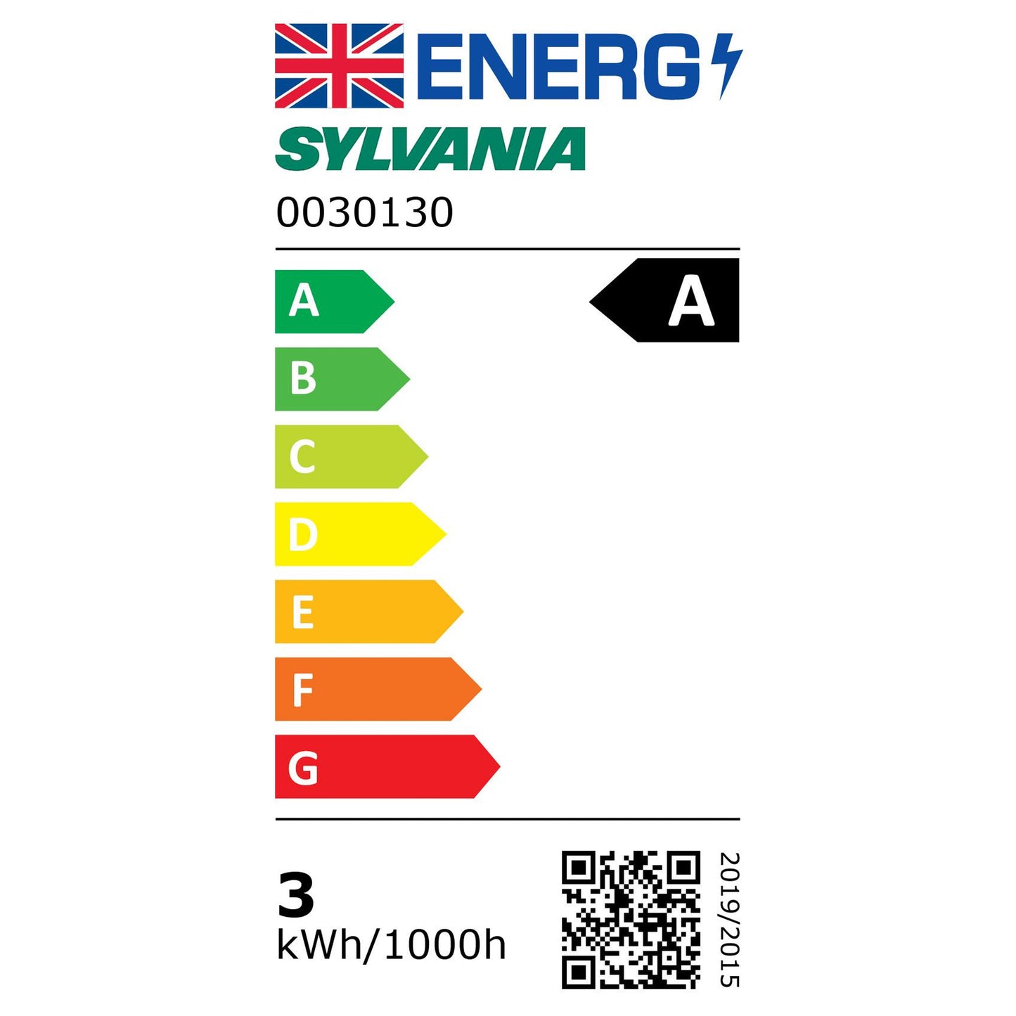 Sylvania Platinum GLS Retro E27 Ultra-Efficient Warm White 2.3W A-Class LED Bulb - 2 Pack