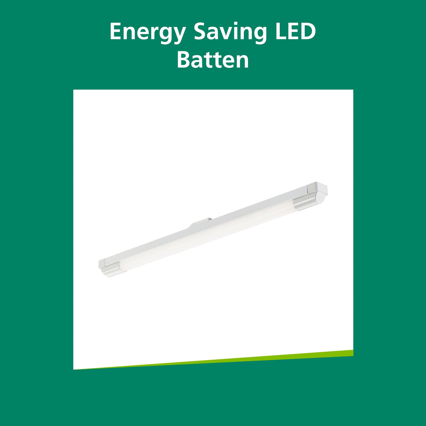 Sylvania SylBatten Neutral White IP20 18W 5ft Single LED Batten
