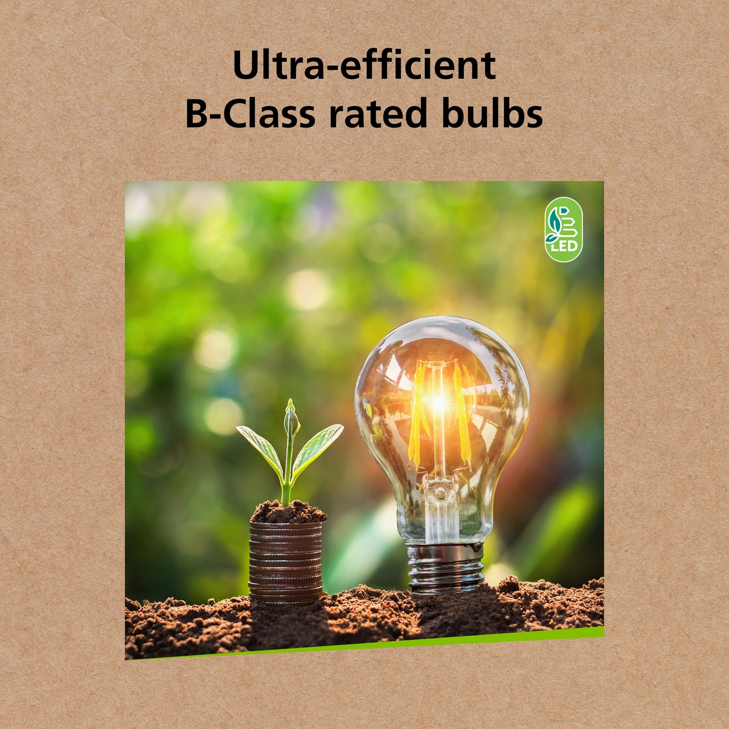 Sylvania Platinum Dimmable RefLED Retro GU10 Ultra-Efficient 2.2W B-Class LED Bulb - 3 Pack