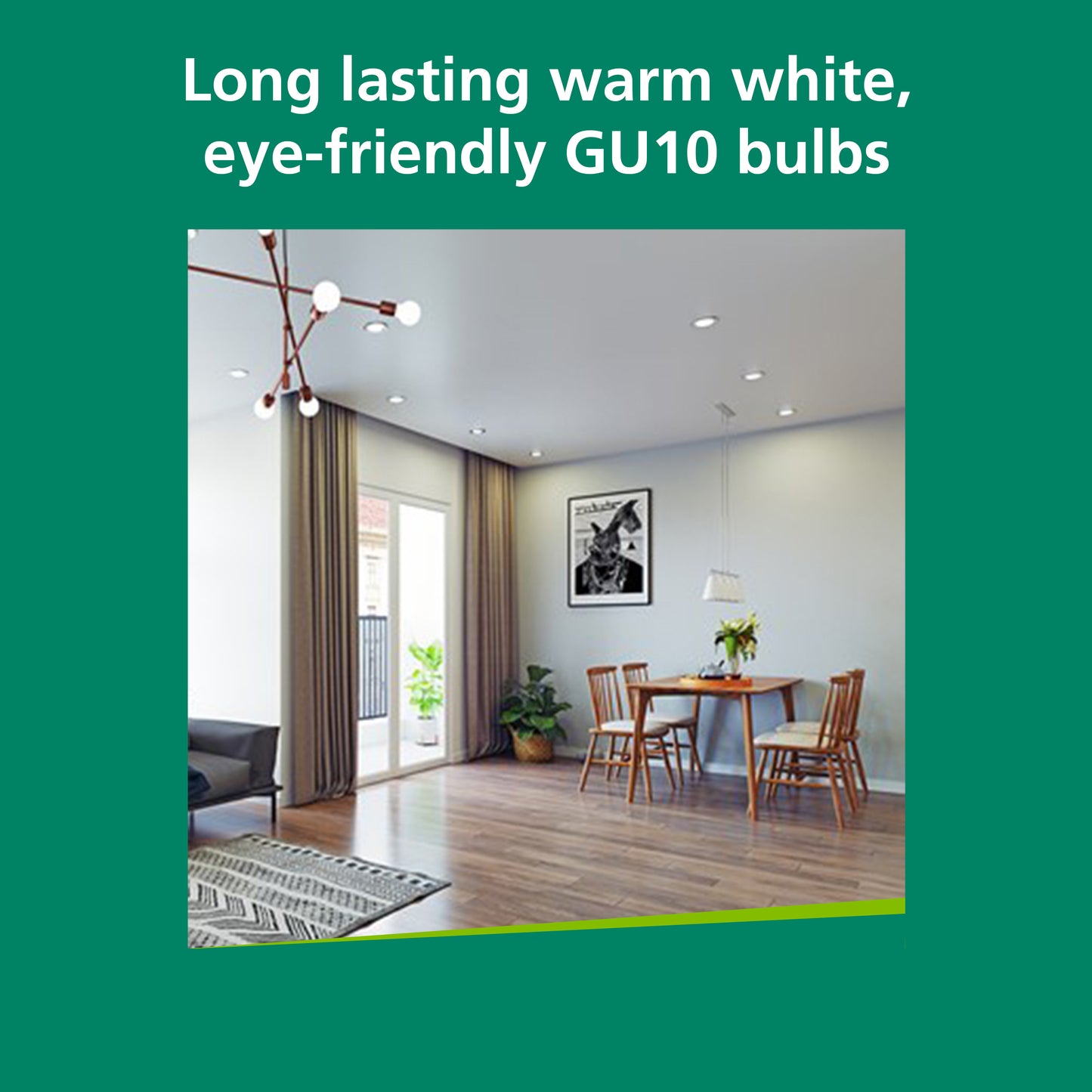 Sylvania RefLED Superia Retro Dimmable GU10 Warm White 4.5W LED Bulb - 10 Pack
