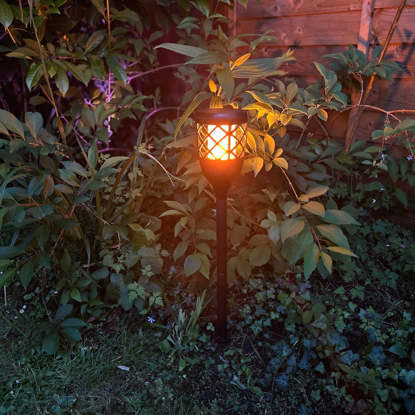 Sylvania YourHome 78 Lumen Solar LED Outdoor Flame Torch Light - Twin Pack
