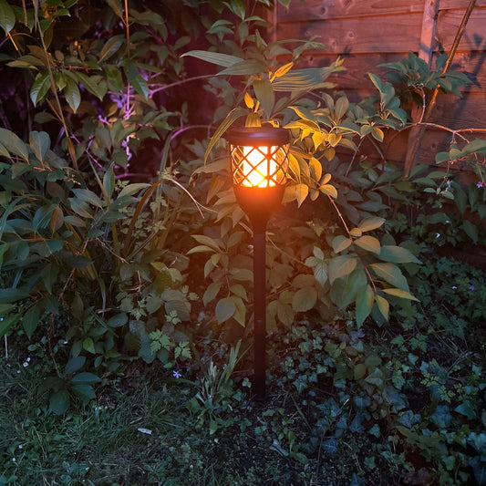 Sylvania YourHome 78 Lumen Solar LED Outdoor Flame Torch Light - Twin Pack