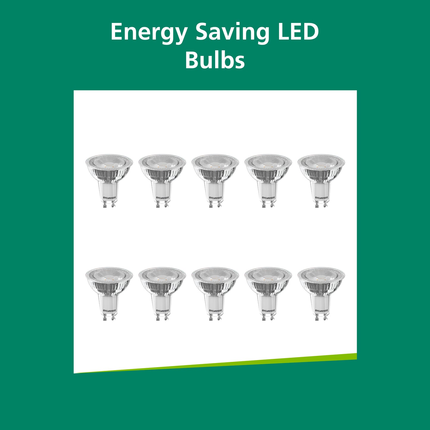 Sylvania RefLED Superia Retro GU10 Warm White 6W LED Bulb - 10 Pack