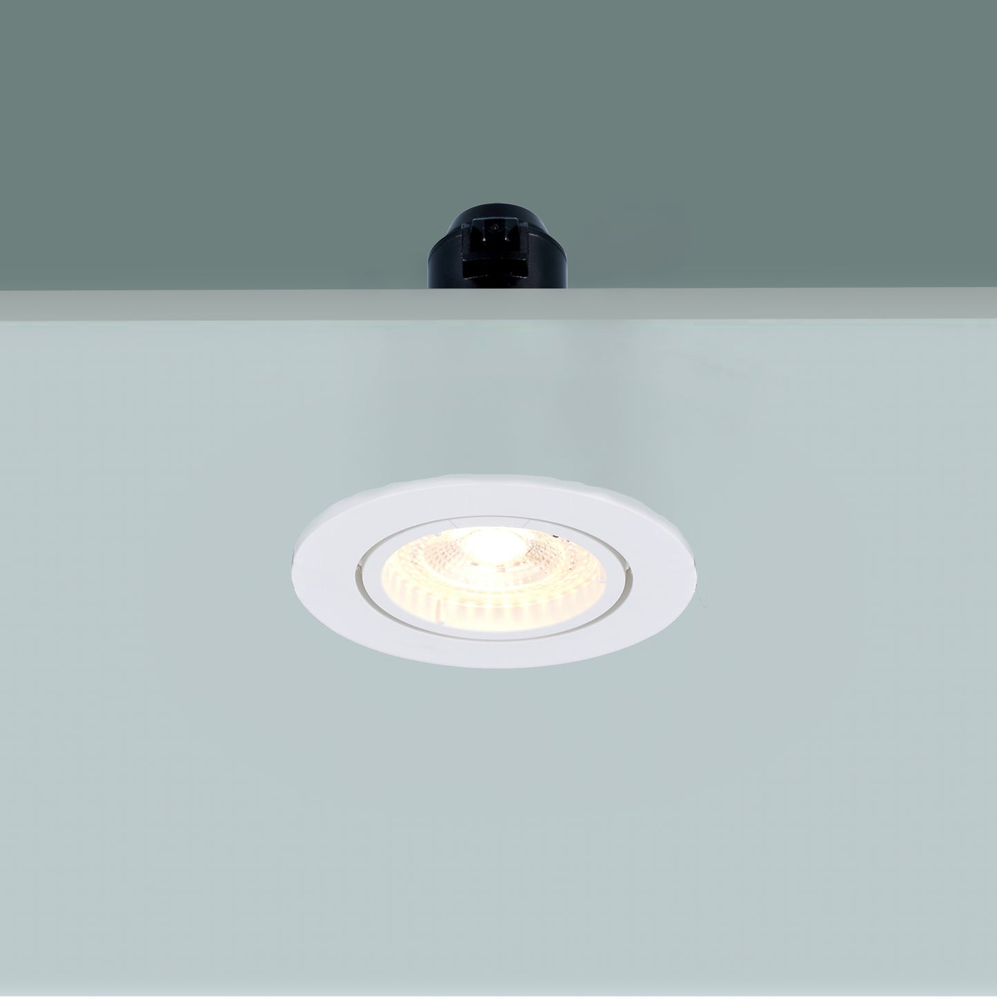 Sylvania SylSpot Warm White 4.5W Recessed LED Spotlight Kit - White - 3 Pack