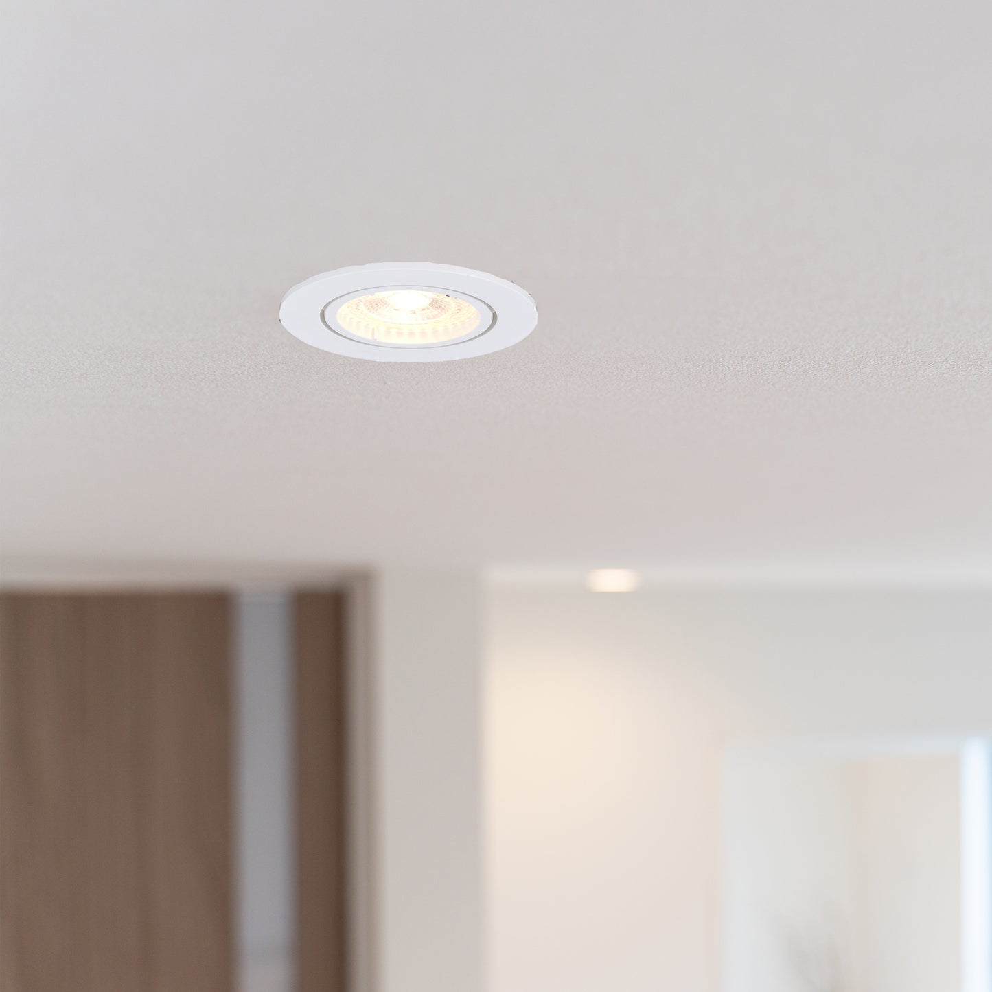 Sylvania SylSpot Warm White 4.5W Recessed LED Spotlight Kit - White - 3 Pack