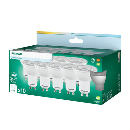 Sylvania RefLED ES50 LED GU10 Spotlight Bulb 4.2W (50W Equivalent) 345 Lumens 3000K/4000K [0029160]