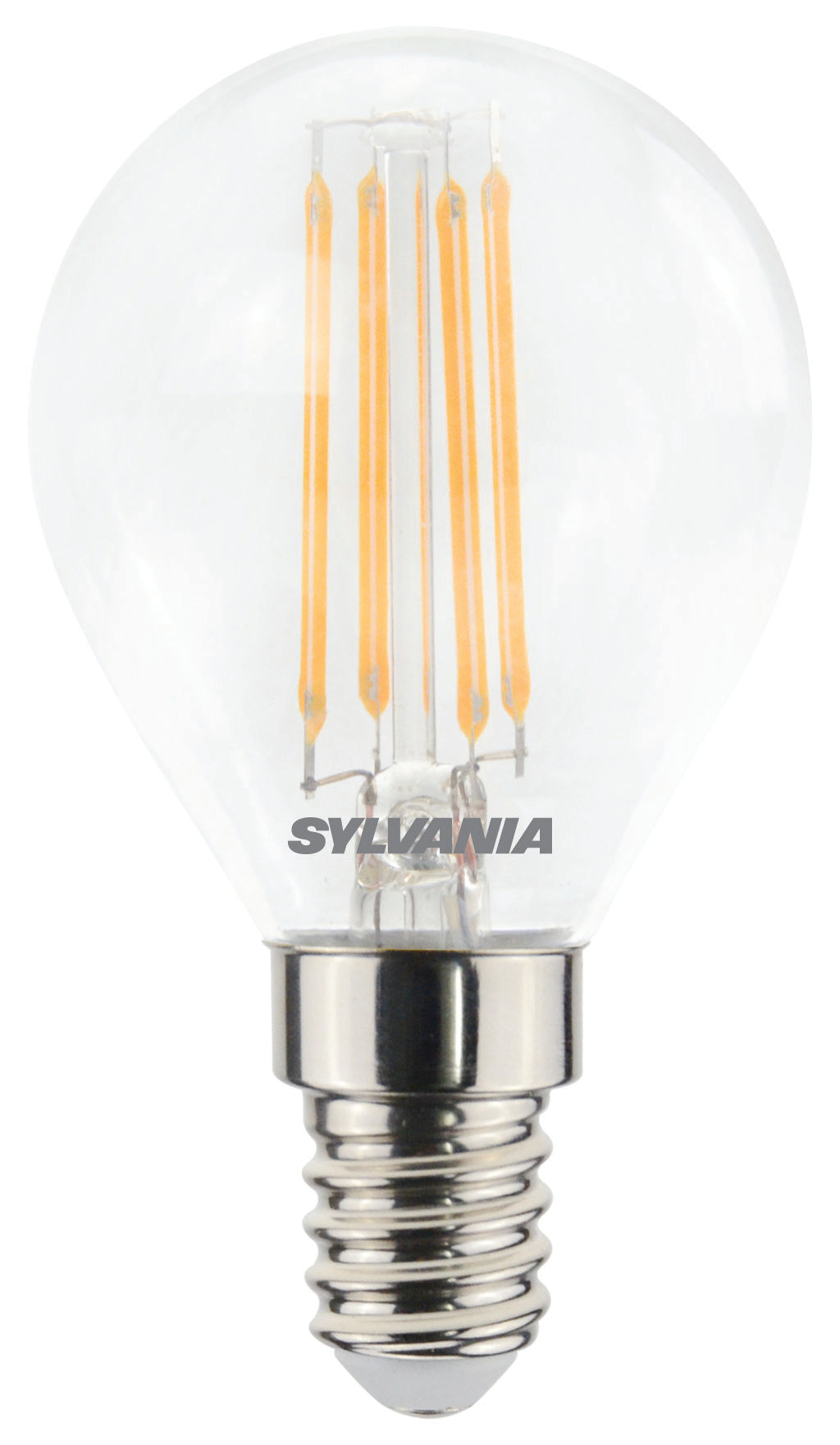 Sylvania ToLEDo RT Ball LED Filament Light Bulb E14 470 Lumens Warm White 2700K - Pack of 4
