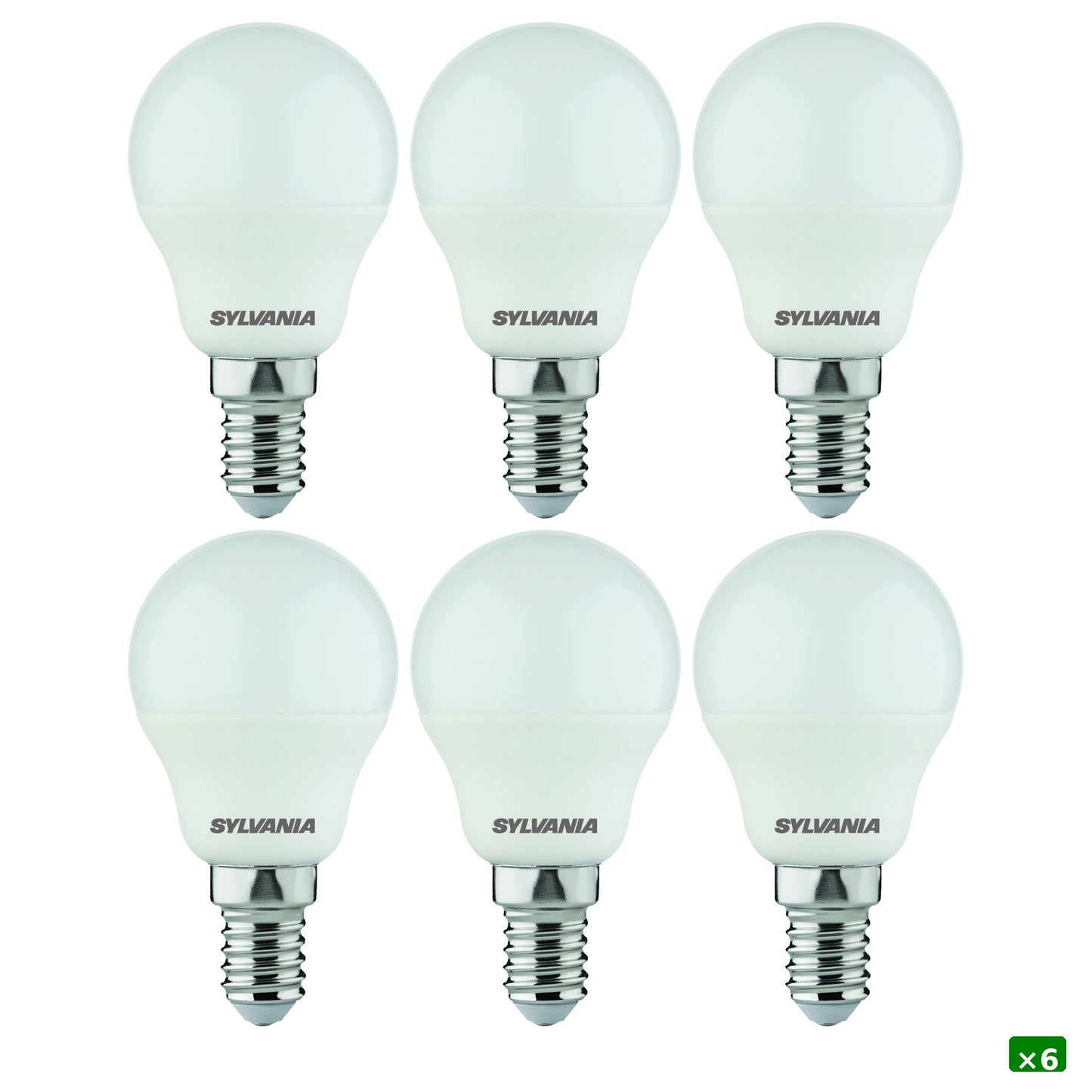 Sylvania ToLEDo Ball LED Light Bulb E14 470 Lumens 2700K/6500K