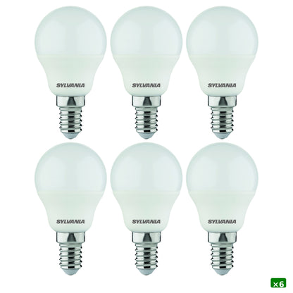Sylvania ToLEDo Ball LED Light Bulb E14 470 Lumens 2700K/6500K