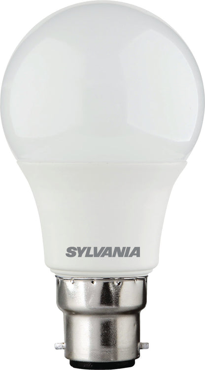 Sylvania ToLEDo GLS LED Light Bulb B22 806 Lumens Warm White 2700K - Pack of 4