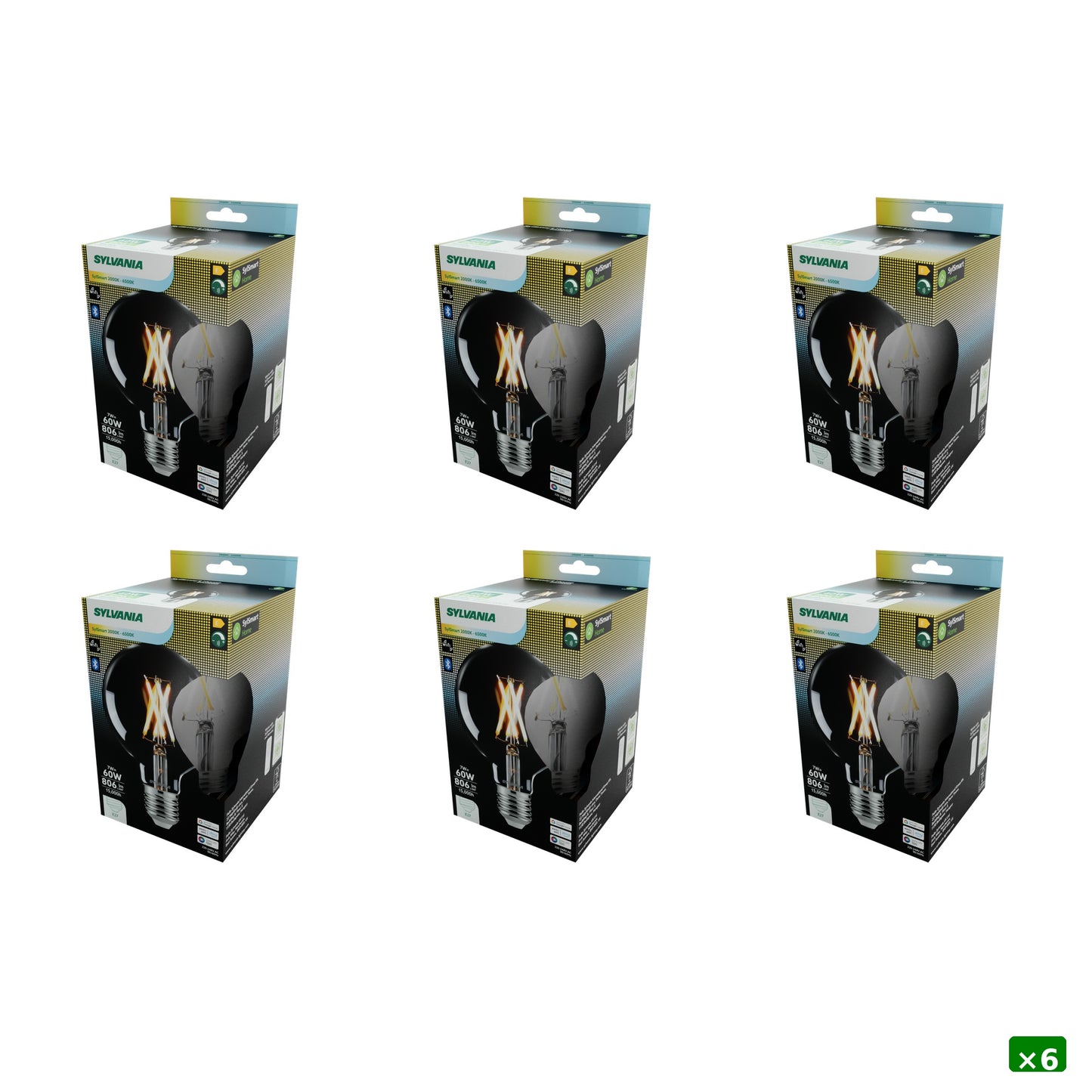 Sylvania Smart Lamps Smart LED Large Globe G95 Bulb E27 806 Lumens WiFi Tuneable White Clear