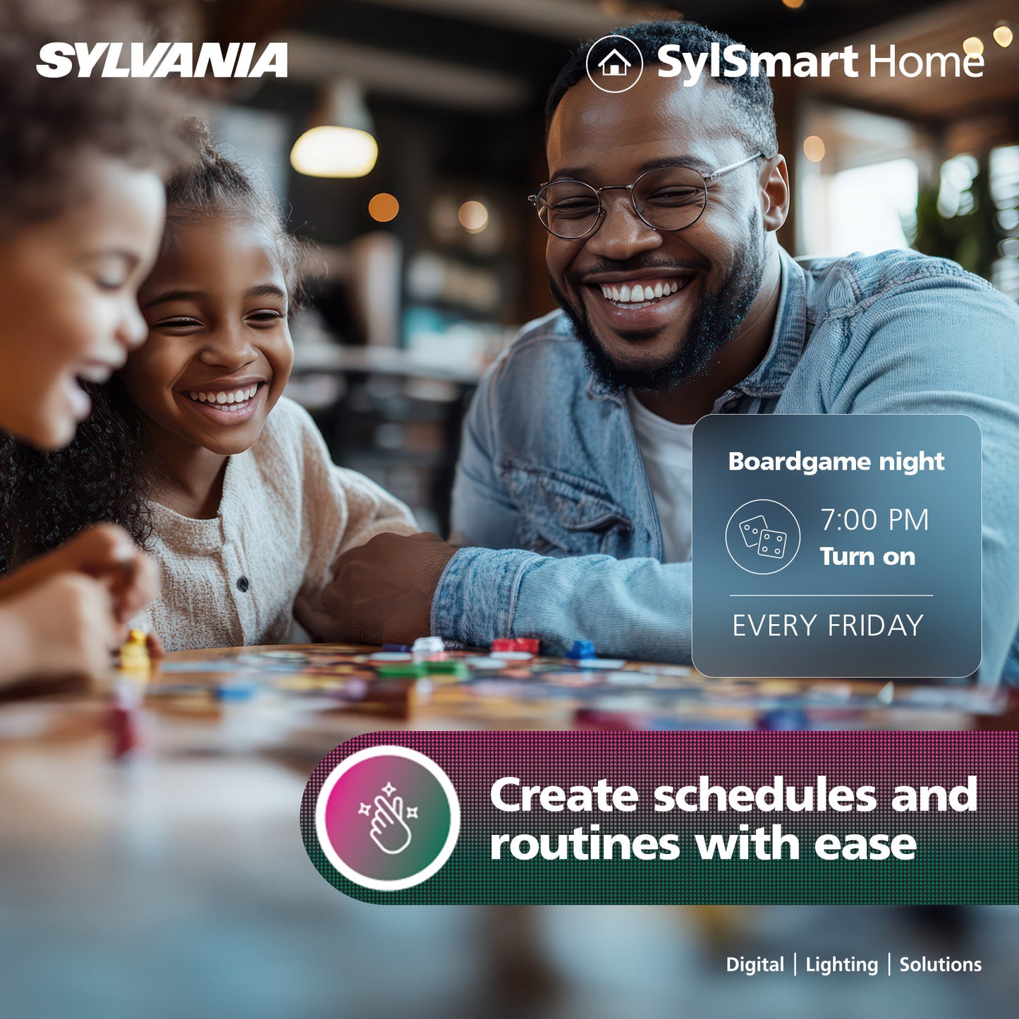 Sylvania Smart Lamps Smart LED Light Bulb E27 806 Lumens WiFi Tuneable White Clear