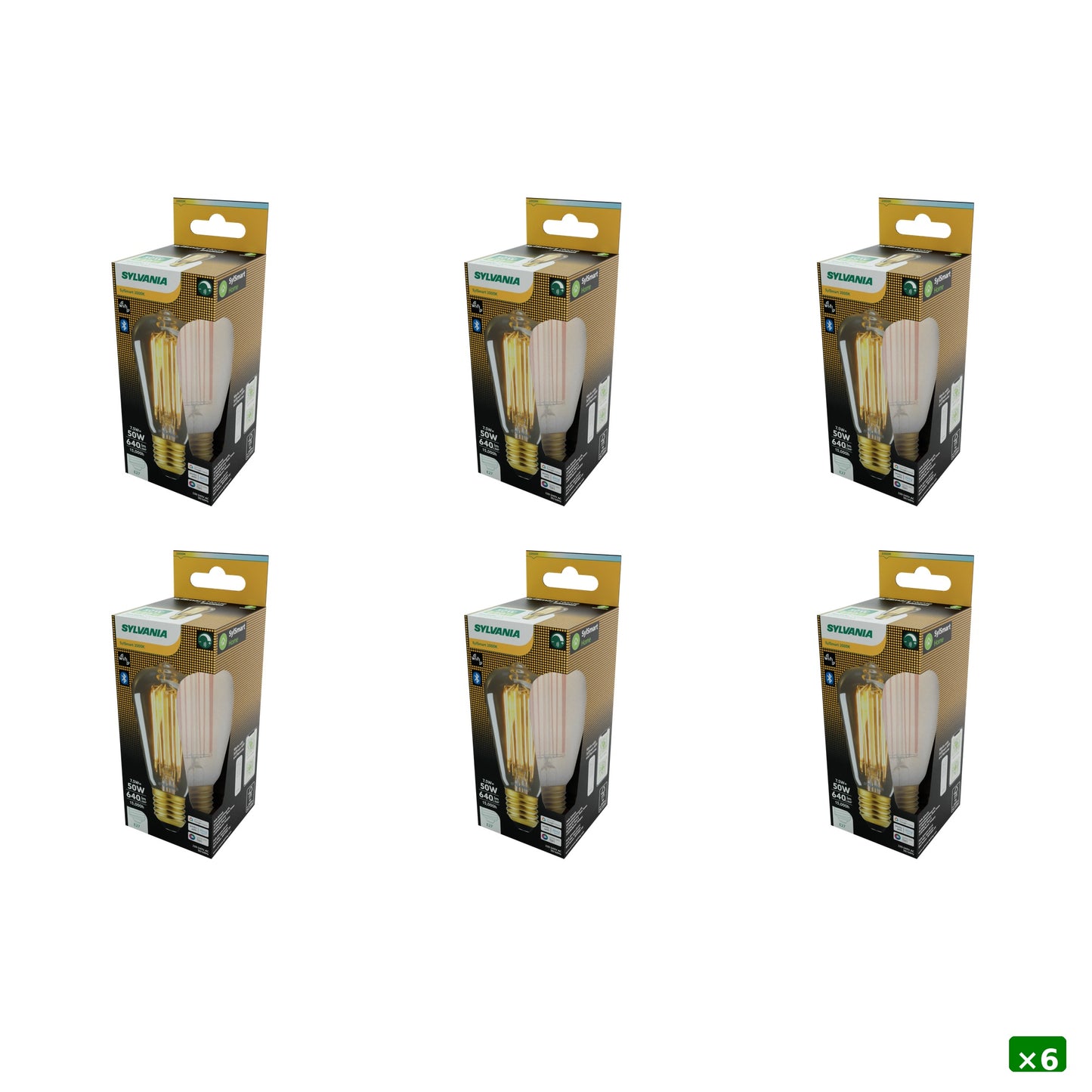 Sylvania Smart Lamps Smart LED Edison ST64 Filament Bulb E27 806 Lumens WiFi Tuneable White