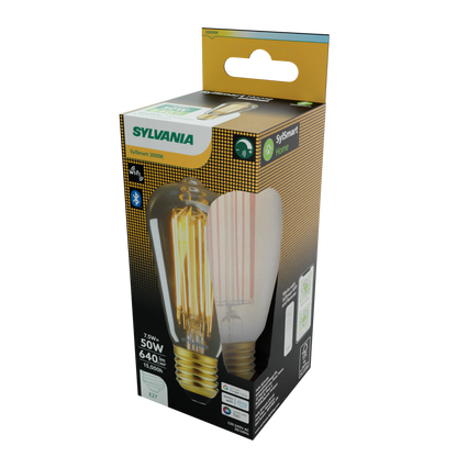 Sylvania Smart Lamps Smart LED Edison ST64 Filament Bulb E27 806 Lumens WiFi Tuneable White
