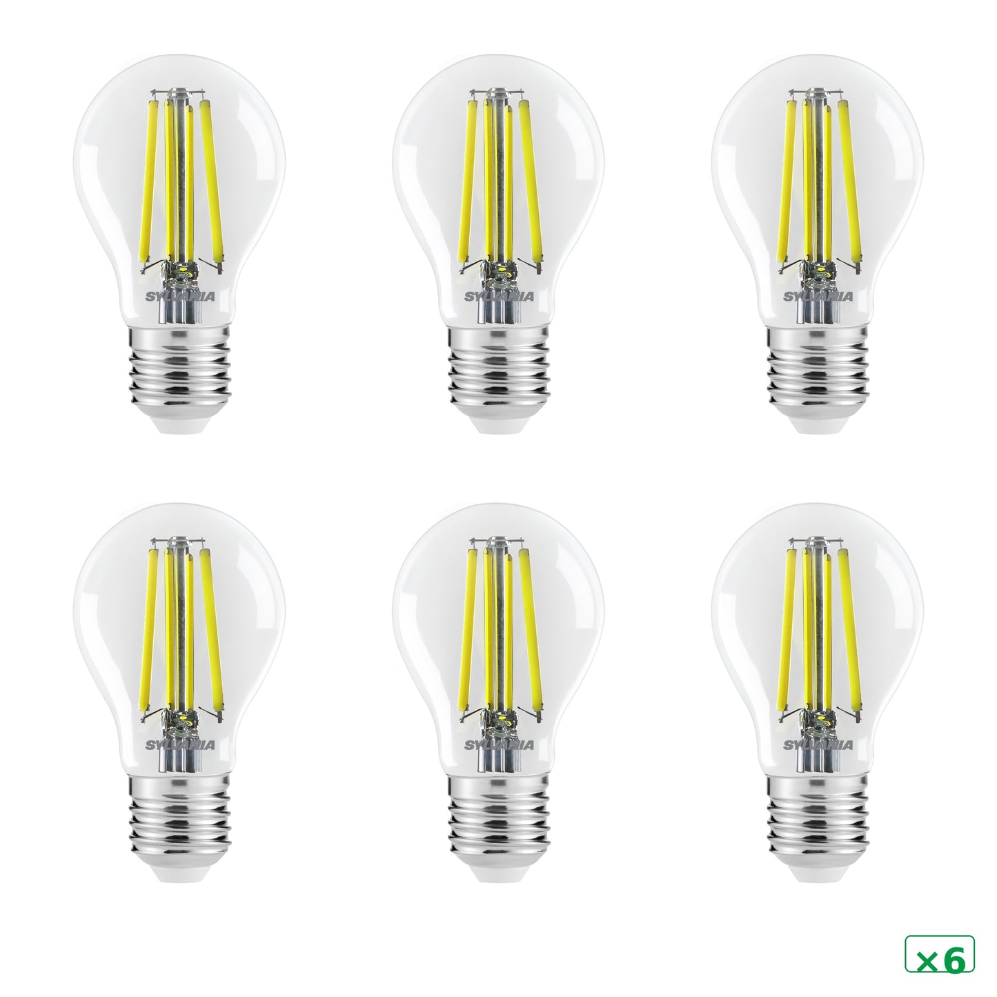 Sylvania ToLEDo Platinum RT LED Filament Light Bulb E27 485 Lumens Warm White 2700K