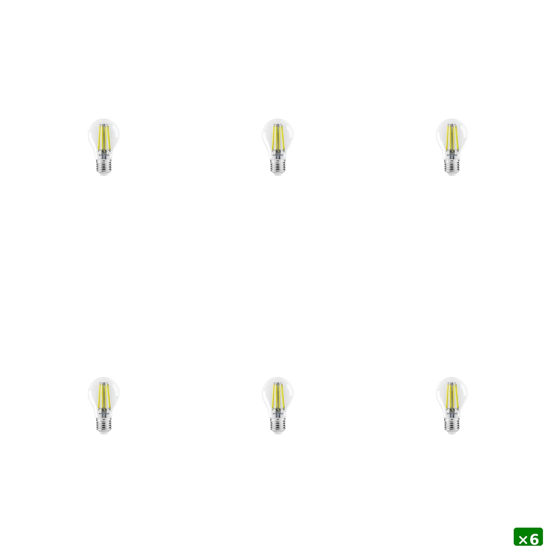 Sylvania ToLEDo Platinum RT LED Filament Light Bulb E27 485 Lumens Warm White 2700K