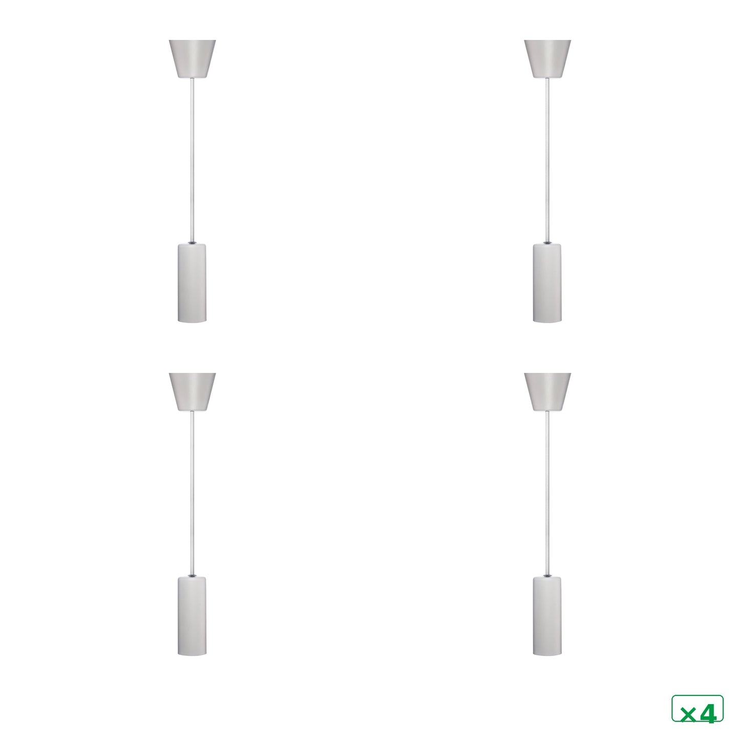 Sylvania SylPendant Decorative Metal Pendant Light White E27 Lampholder Ceiling Light