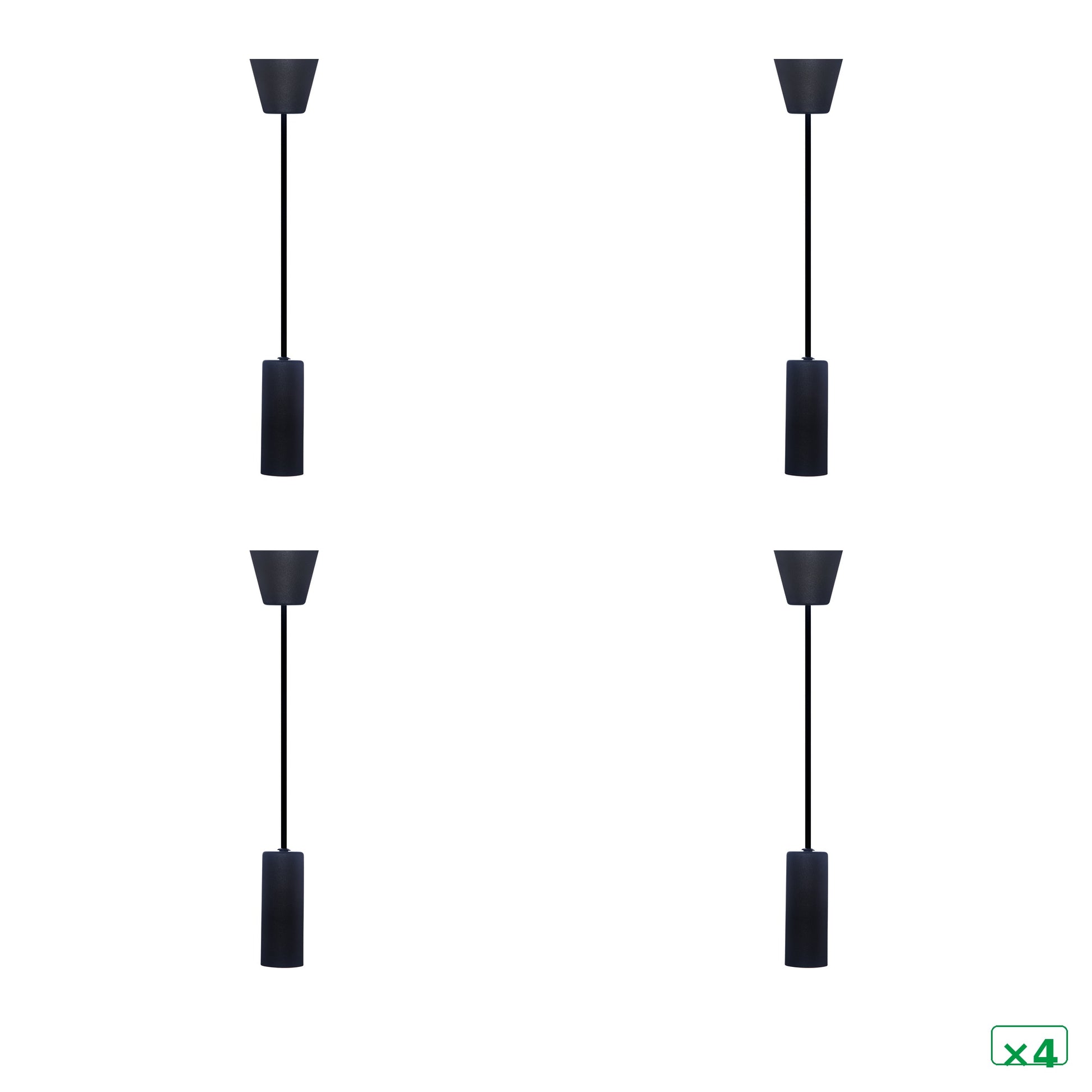 Sylvania SylPendant Decorative Metal Pendant Light Black E27 Lampholder Ceiling Light