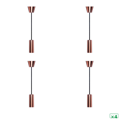 Sylvania SylPendant Decorative Metal Pendant Light Copper E27 Lampholder Ceiling Light