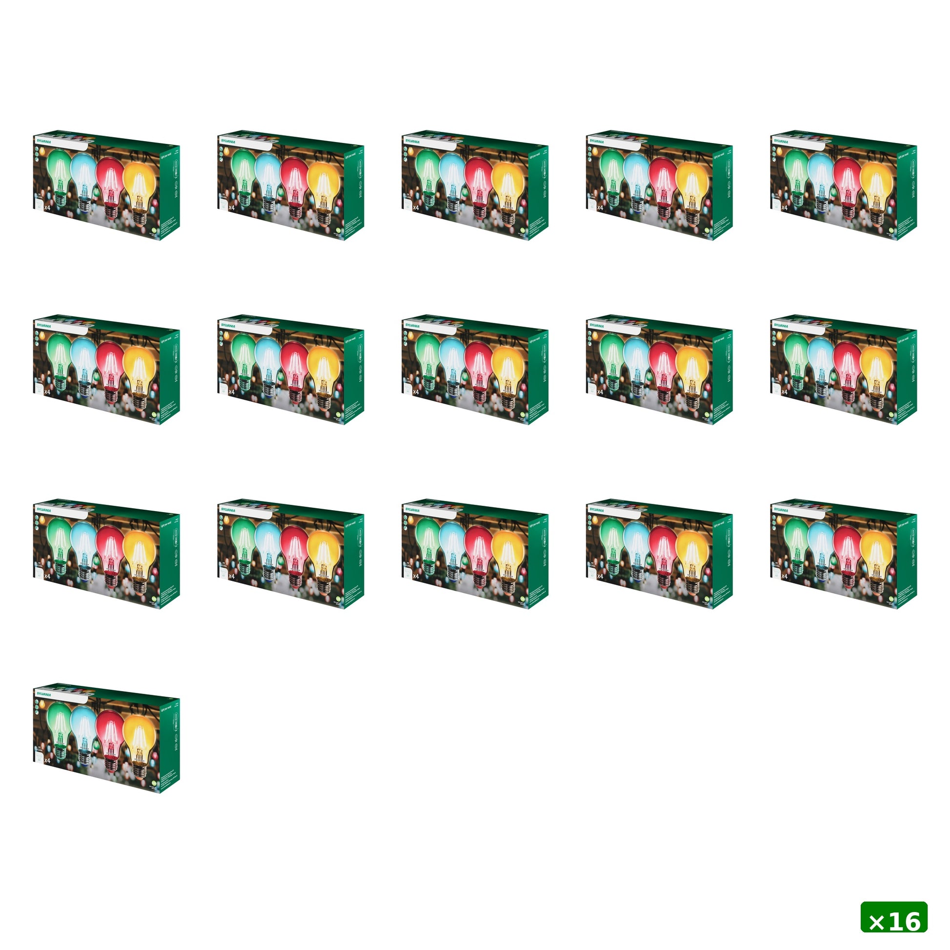 Sylvania ToLedo Retro Chroma LED Filament Light Bulb E27 - Pack of 4