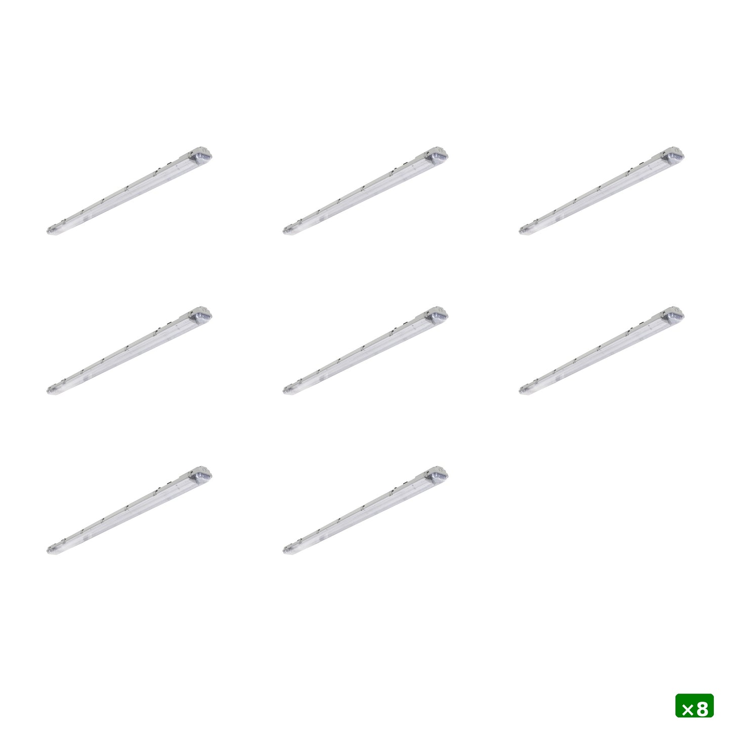 Sylvania SylProof ToLEDo 2ft LED Waterproof Batten Housing T8 Tube Compatible IP65 Single Garage Workshop
