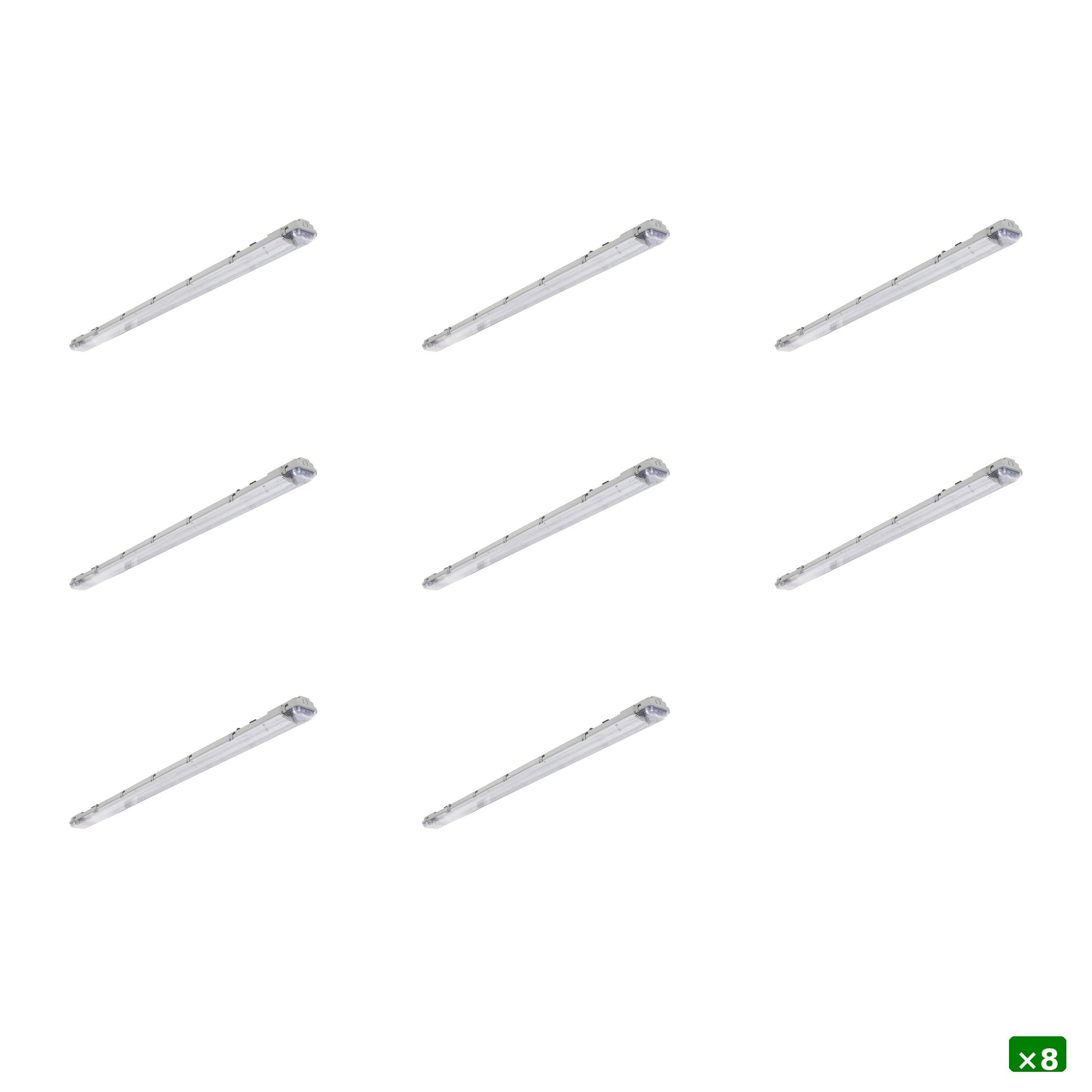 Sylvania SylProof ToLEDo 2ft LED Waterproof Batten Housing T8 Tube Compatible IP65 Single Garage Workshop