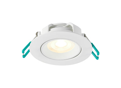 Sylvania SylSpot Neos LED Recessed Spotlight 4.8W 400 Lumens IP44/20 White - Pack of 3