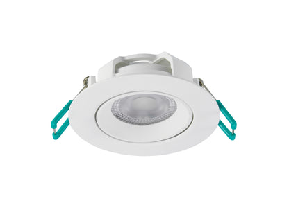 Sylvania SylSpot Neos LED Recessed Spotlight 4.8W 400 Lumens IP44/20 White - Pack of 3