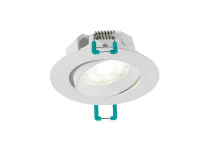 Sylvania SylSpot Neos LED Recessed Spotlight 4.8W 400 Lumens IP44/20 White - Pack of 3