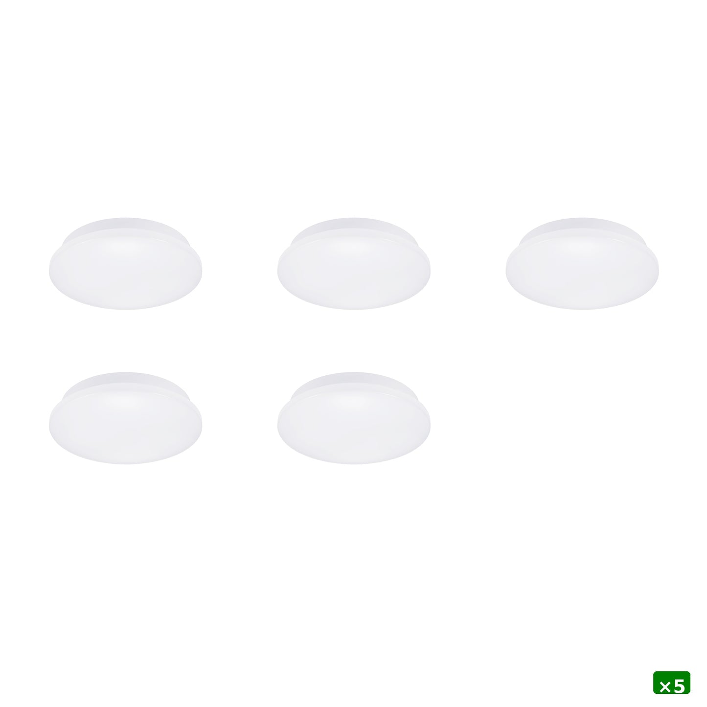 Sylvania SylCircle LED Round Ceiling Light 6W 520 Lumens IP54 DualTone Flush Mount