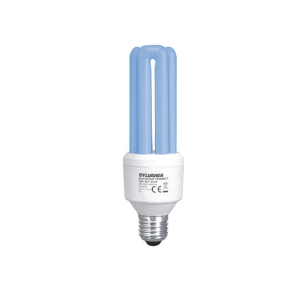 Sylvania Mini Lynx 20W E27 Fly Killer UV-A Black Light Bulb – 2 Pack (BL368 UV-A Technology)