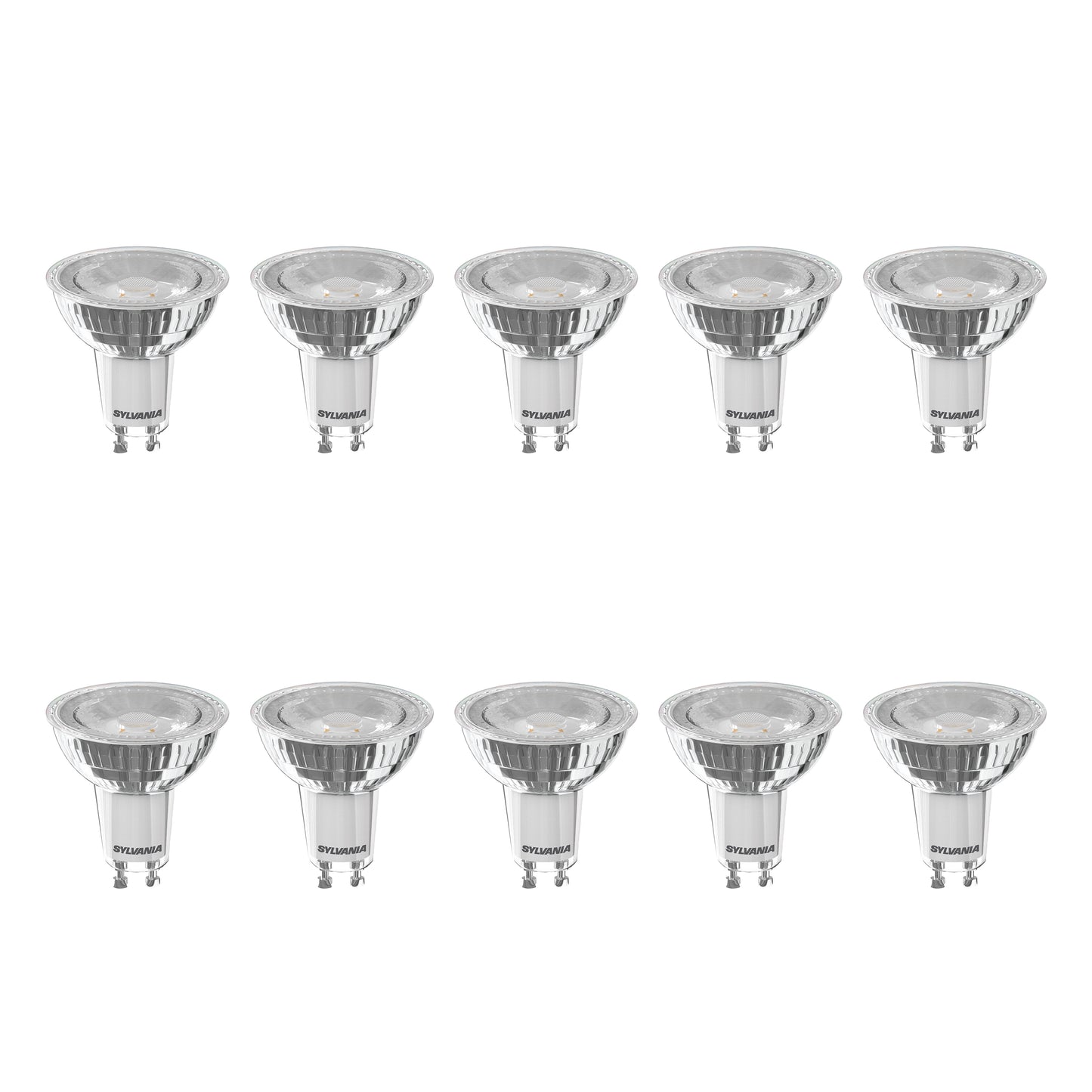 Sylvania RefLED Superia Retro GU10 Warm White 6W LED Bulb - 10 Pack