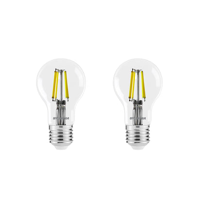 Sylvania Platinum GLS Retro E27 Ultra-Efficient Neutral White 2.3W A-Class LED Bulb - 2 Pack
