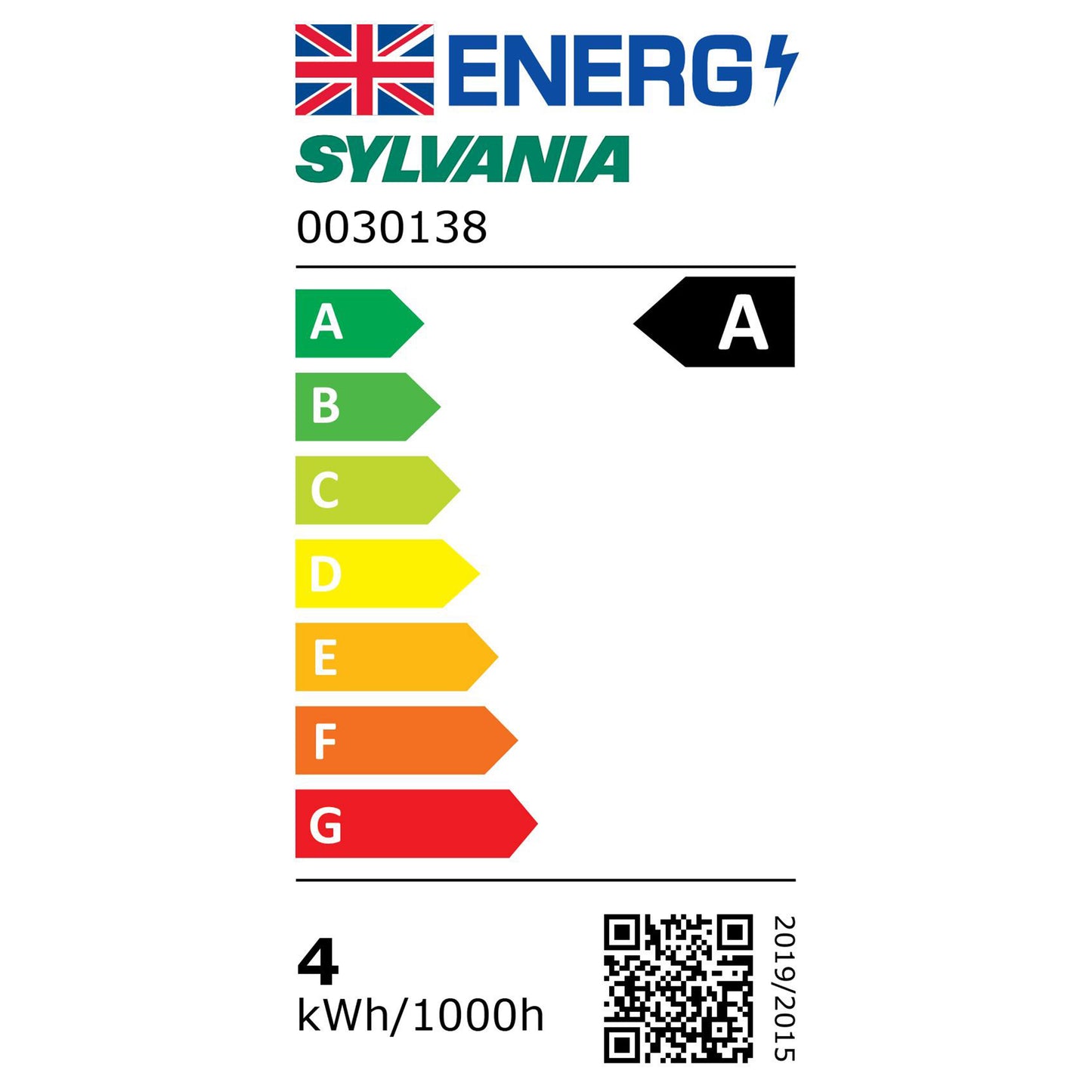 Sylvania Platinum GLS Retro Satin E27 Ultra-Efficient Neutral White 4W A-Class LED Bulb