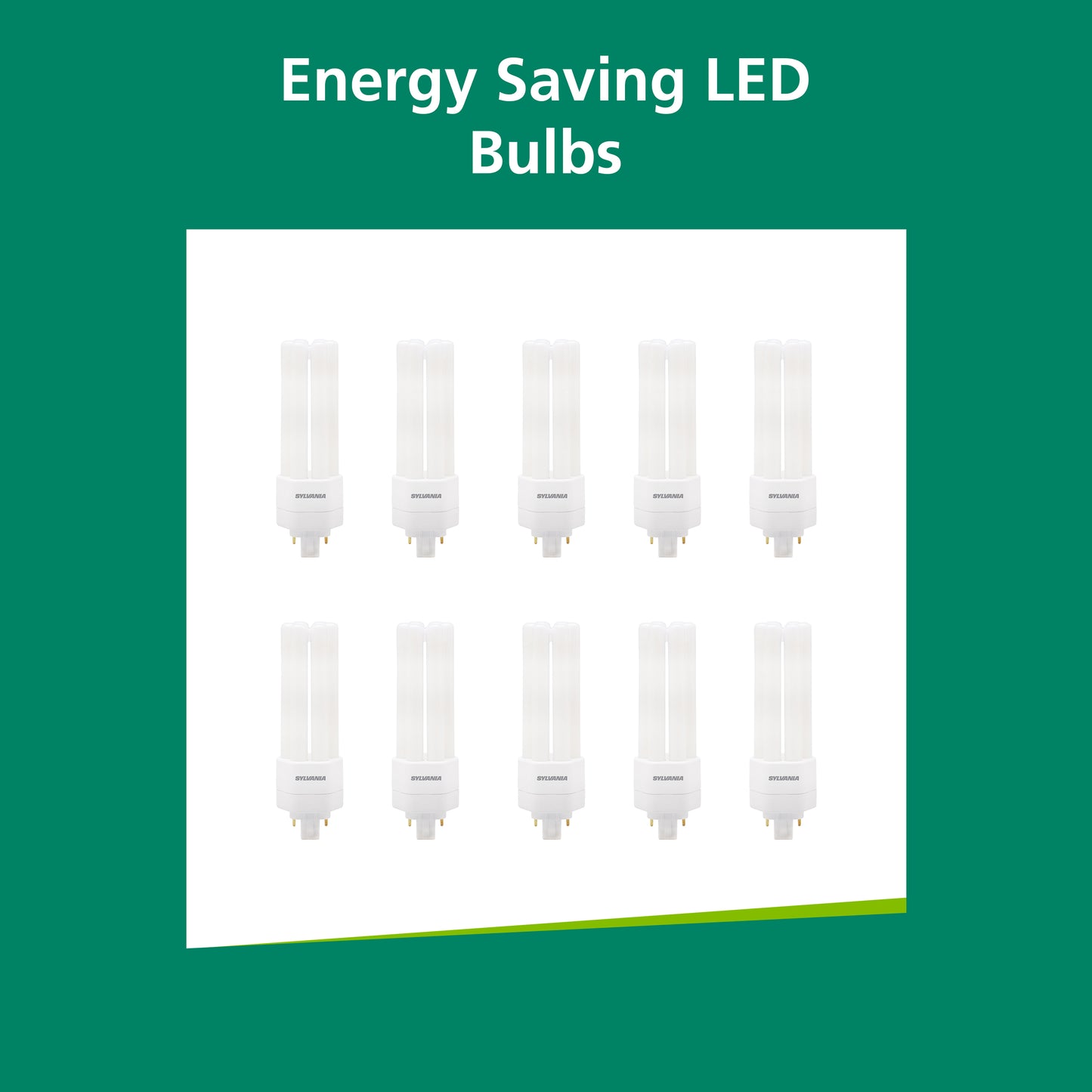 Sylvania ToLEDo Lynx-TE 16W LED Bulb – Neutral White (GX24Q-3) – 10 Pack