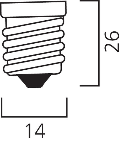 Sylvania Platinum Candle Retro E14 Ultra-Efficient Warm White 2.3W A-Class LED Bulb - 2 Pack